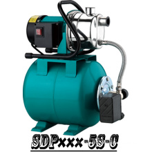 (SDP800-5S-C) Garden Self-Priming Jet Booster Pump with Steel Tank
